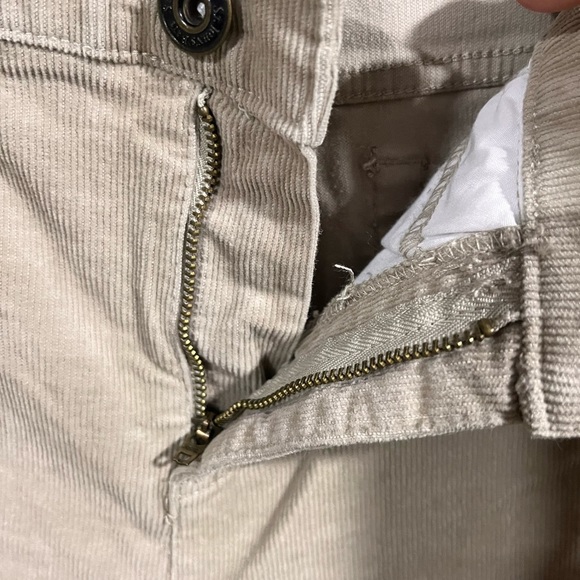 St John’s Bay Straight Leg Comfort Waist Tan Corduroy Pants Size 14 - Picture 6 of 8